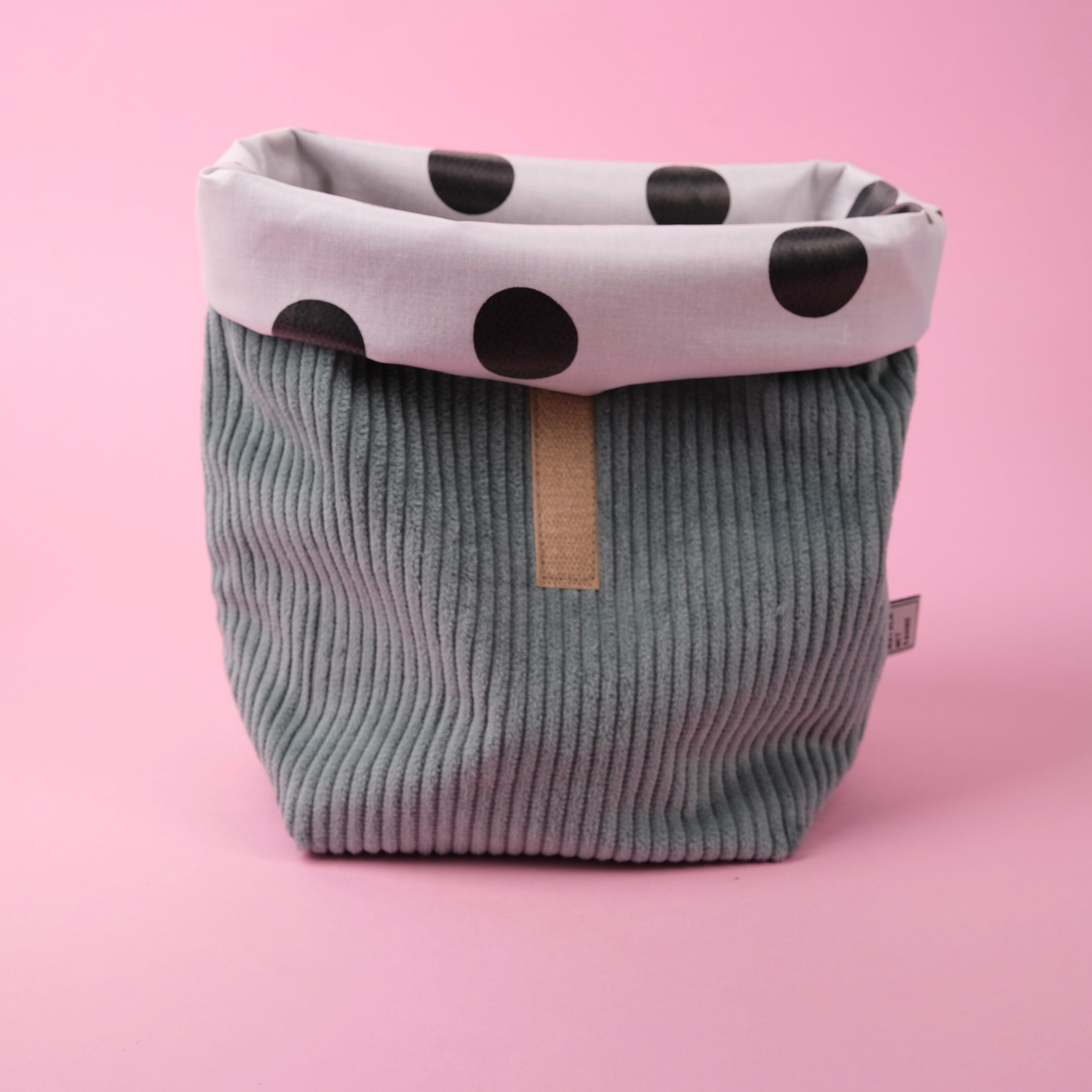 Lunchbag "Dots" Lunchbag Matsch mit Sahne Jade /Beige