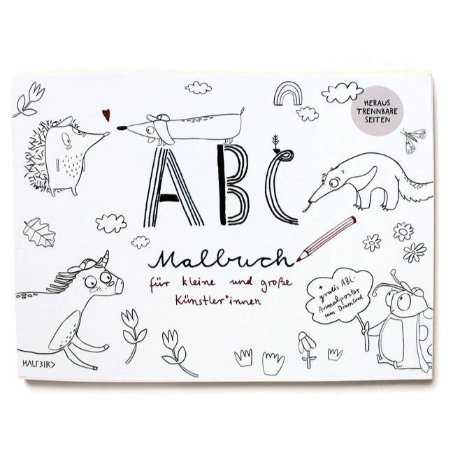 Malheft "ABC" Malbuch Halfbird