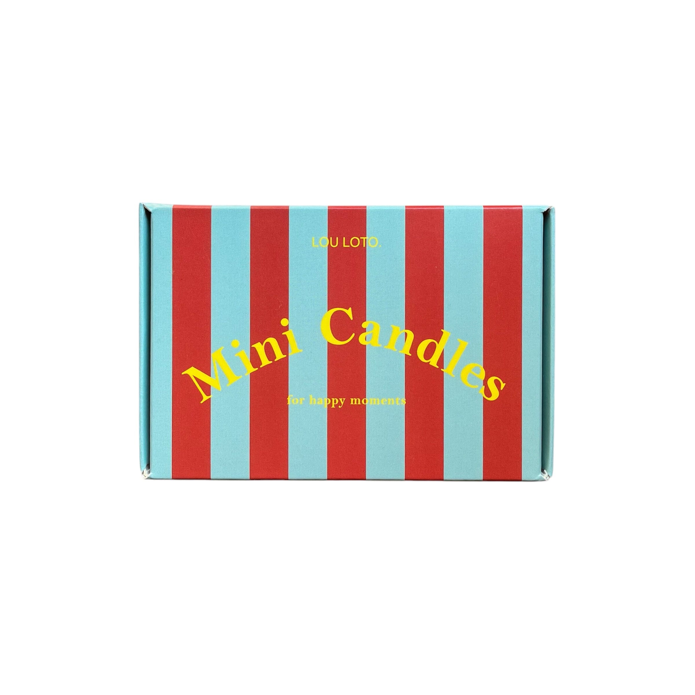 Mini-Kerzen Box "rot-hellblau" Kerzen LOU LOTO