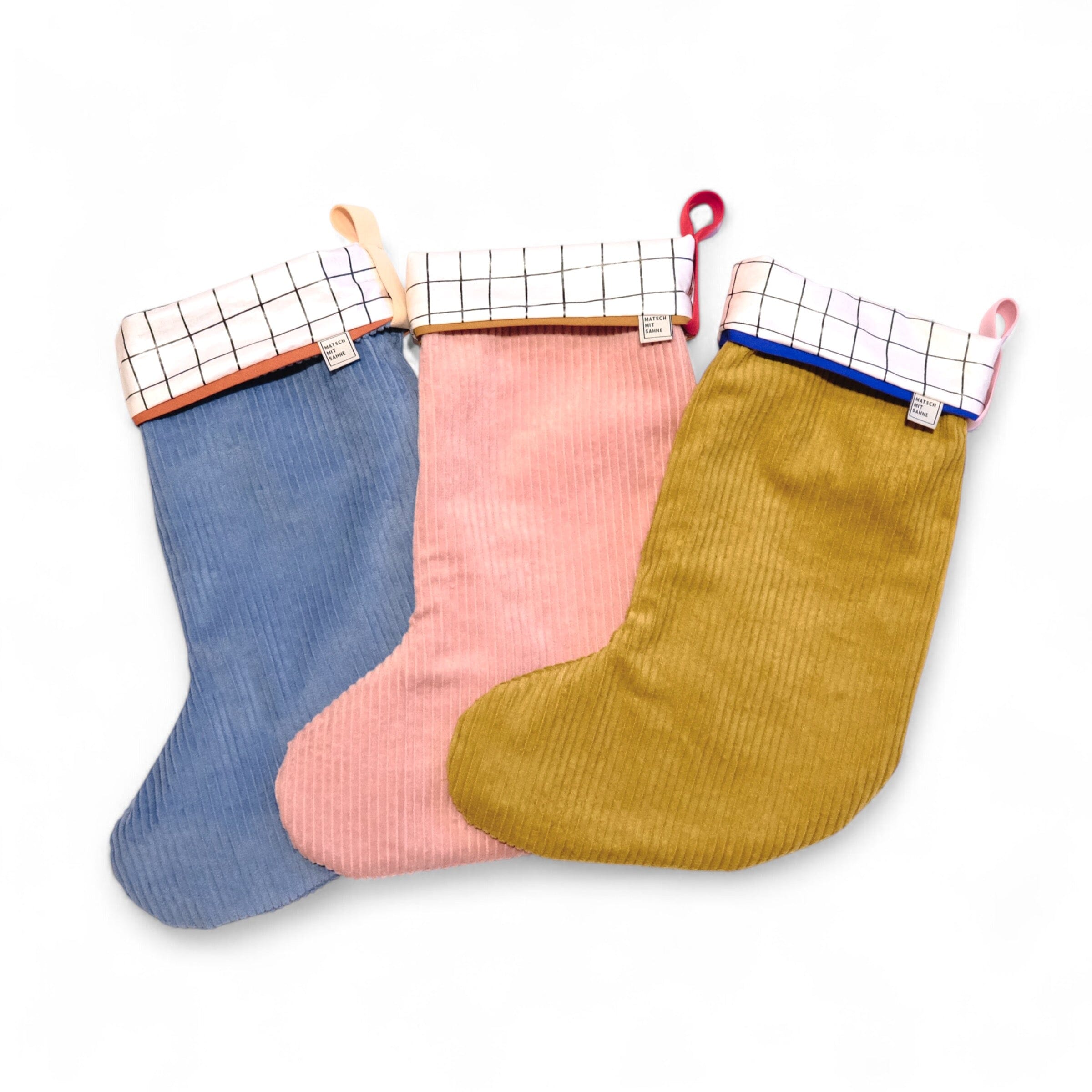 Nikolausstiefel aus Cord oder Wolle | Matsch mit Sahne Nikolausstiefel aus Cord oder Wolle | Matsch mit Sahne