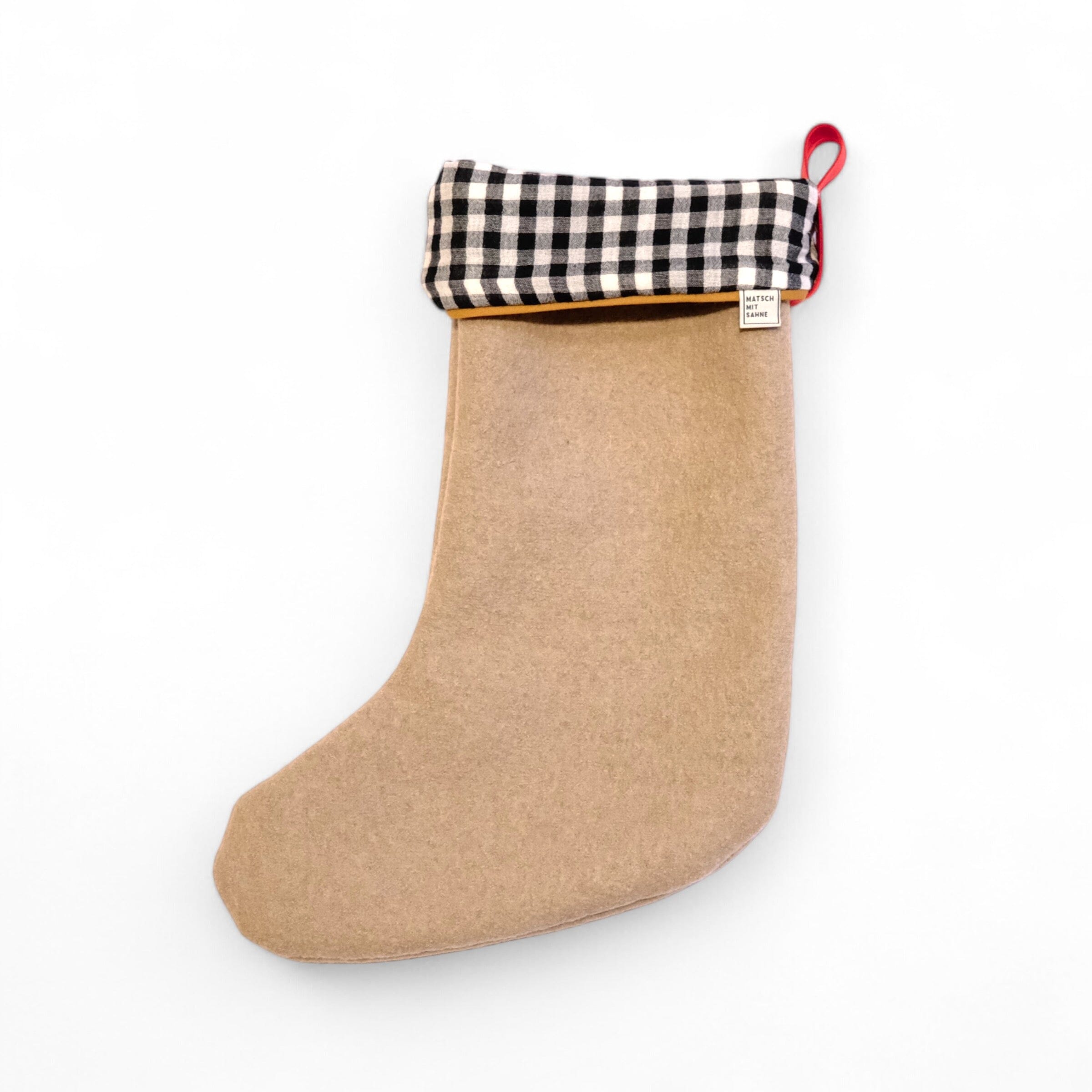 Nikolausstiefel Nikolausstiefel Matsch mit Sahne Wolle Sand