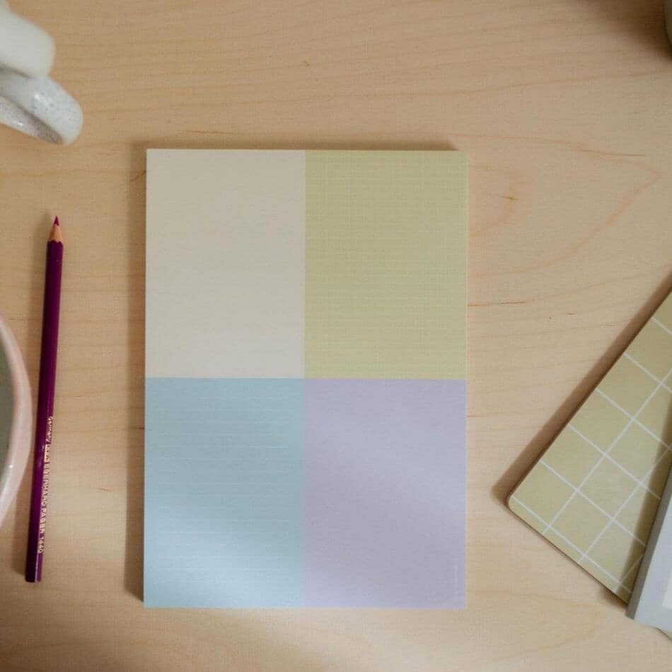 Notizblock A5 "Colorblock pastell" Notizblock Studio Sandrine