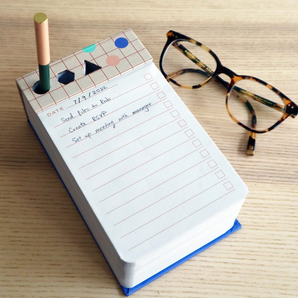 Notizblock "Desk Jotter Block & Stift" KIKKERLAND