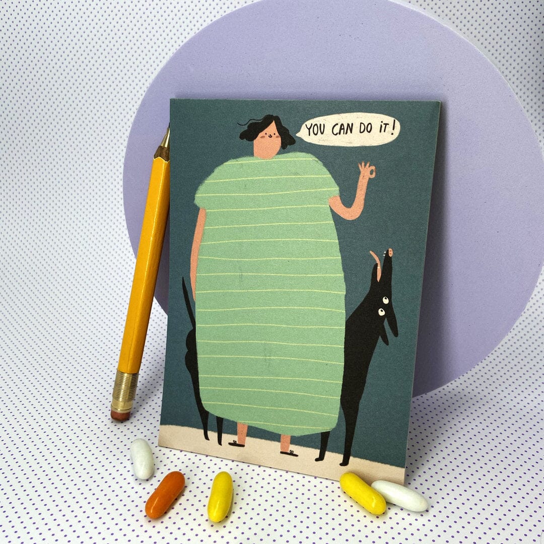 Notizblock "You Can Do It" Notizblock Slinga Illustration