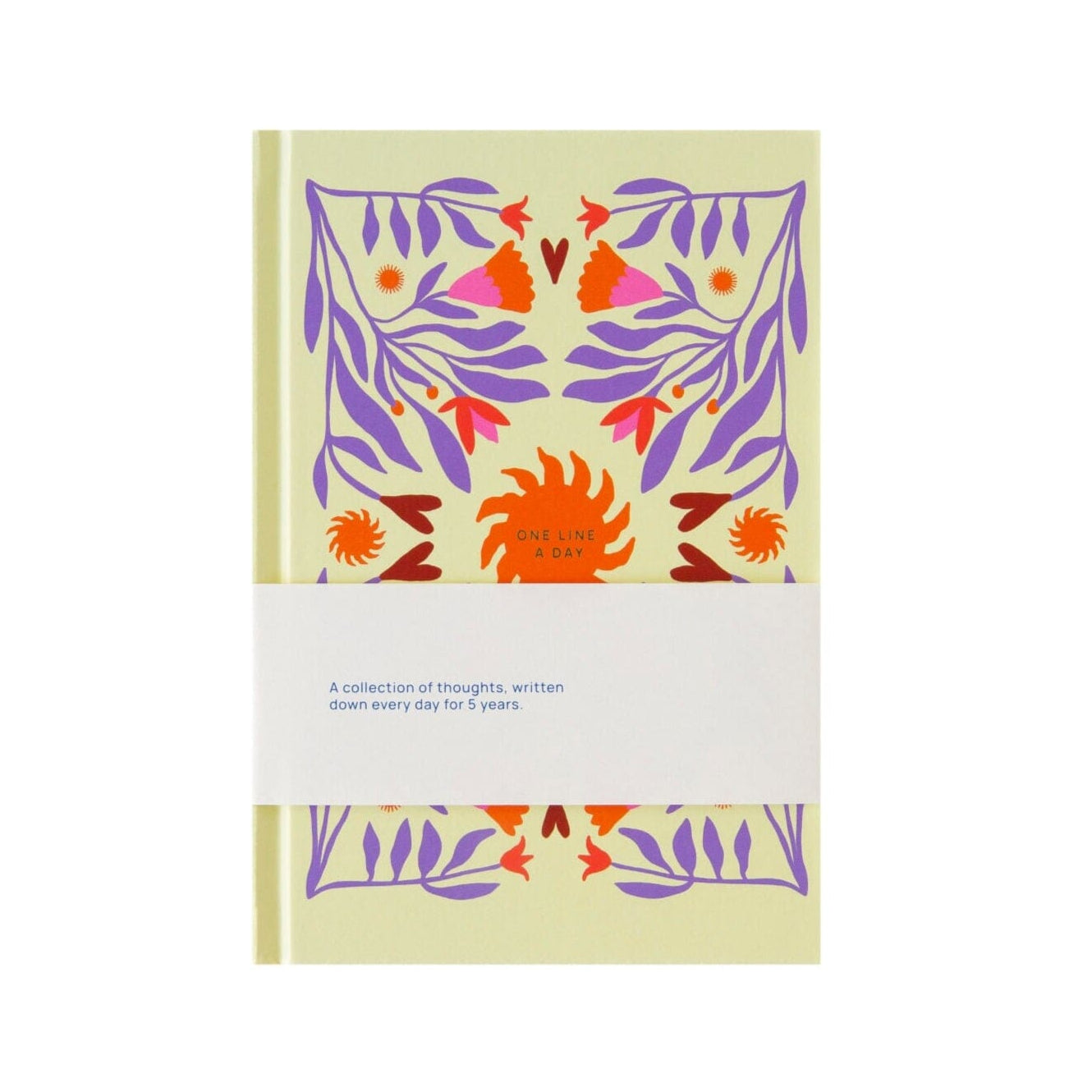 Notizbuch "One line a day-sun" Erinnerungsbuch A-Journal