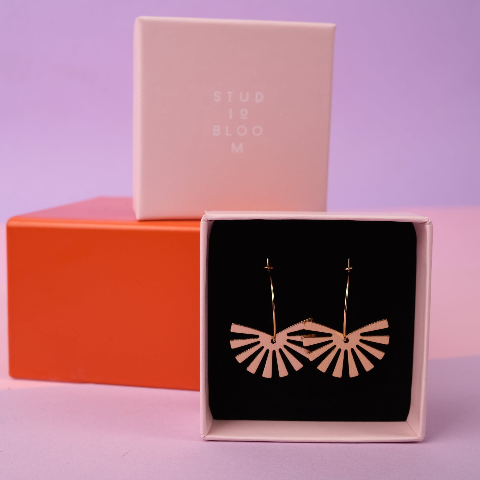 Ohrringe Circle "Sun" Ohrringe Studio Bloom