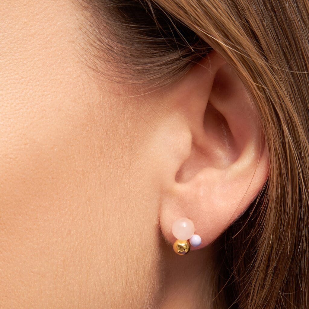 Ohrstecker "Bouquet Rose Quartz" - 1 Stück Ohrringe Lulu Copenhagen