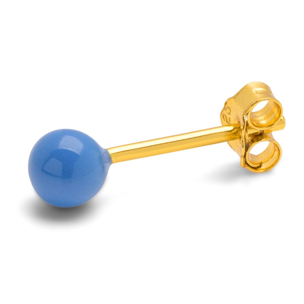 Ohrstecker "Color Ball Medium" - 1 Stück Ohrringe Lulu Copenhagen Blue