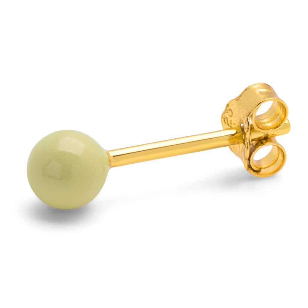 Ohrstecker "Color Ball Medium" - 1 Stück Ohrringe Lulu Copenhagen Light Green