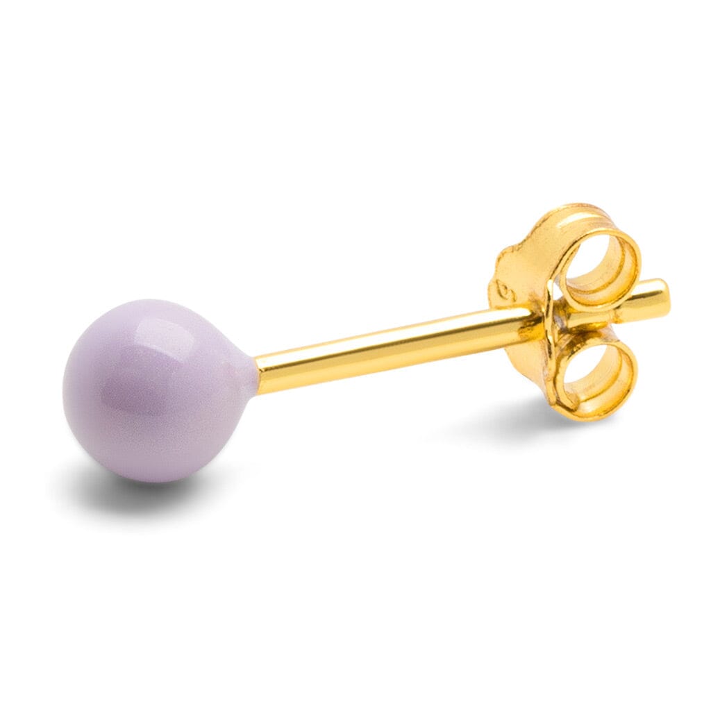 Ohrstecker "Color Ball Medium" - 1 Stück Ohrringe Lulu Copenhagen Purple
