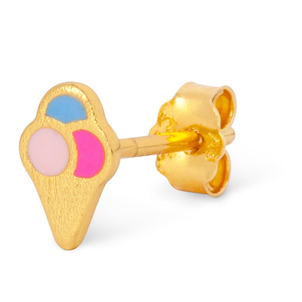 Ohrstecker "Ice Cone" - 1 Stück Ohrringe Lulu Copenhagen Gold
