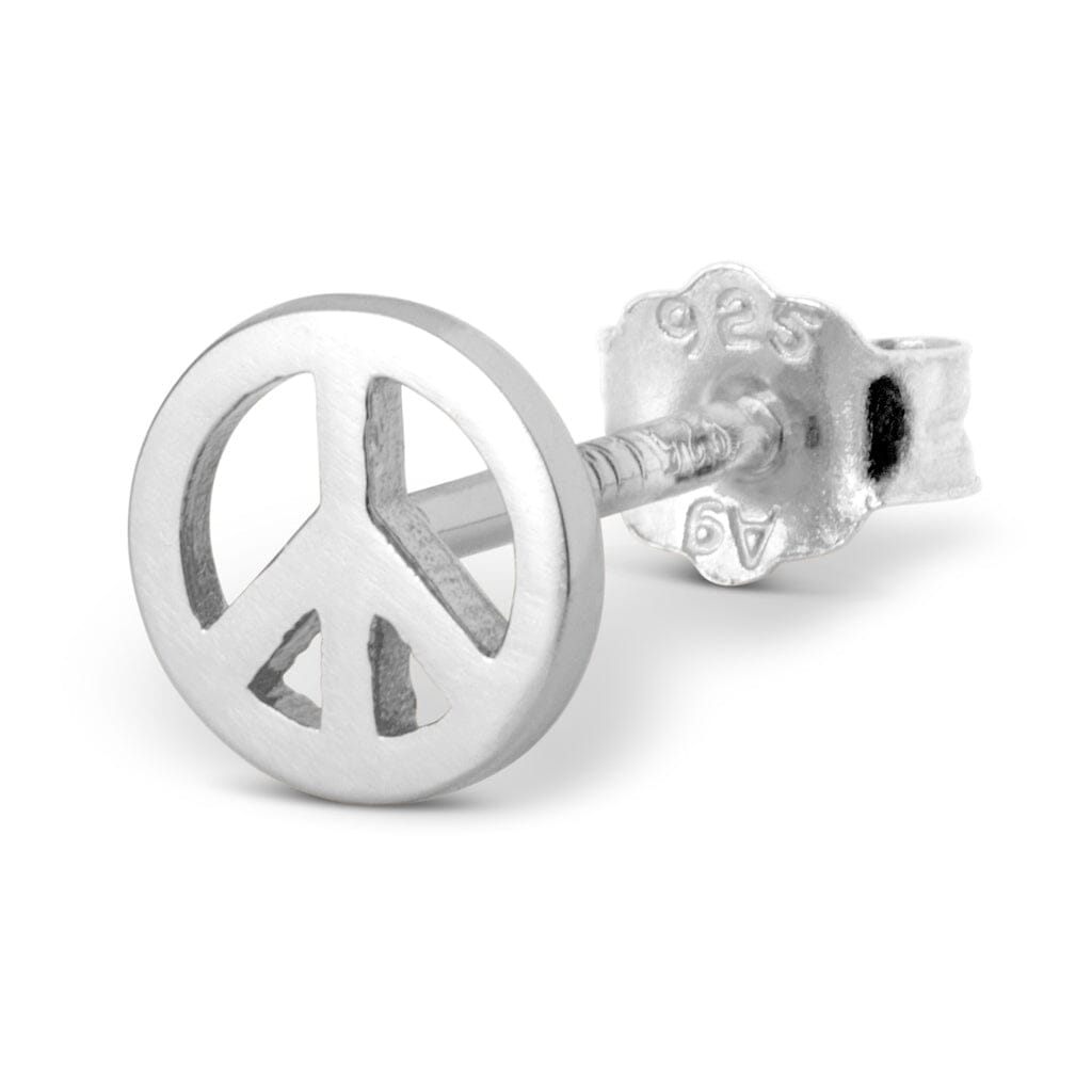 Ohrstecker "Peace" - 1 Stück Ohrringe Lulu Copenhagen Silber
