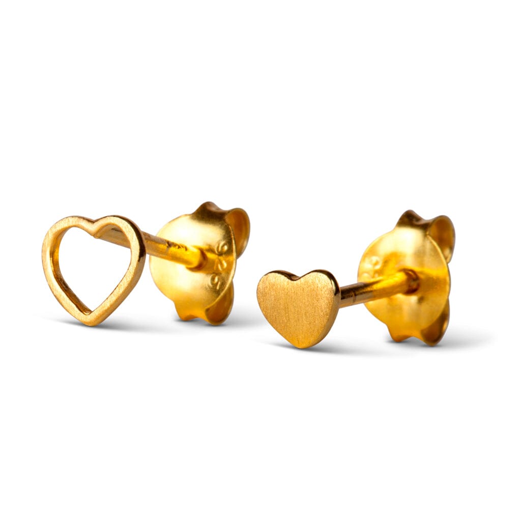 Ohrstecker Set "Family Love" - 2 Stück Ohrringe Lulu Copenhagen Gold