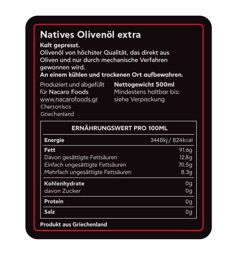 Olivenöl Extra Vergine 250 ml Olivenöl yiayia and friends