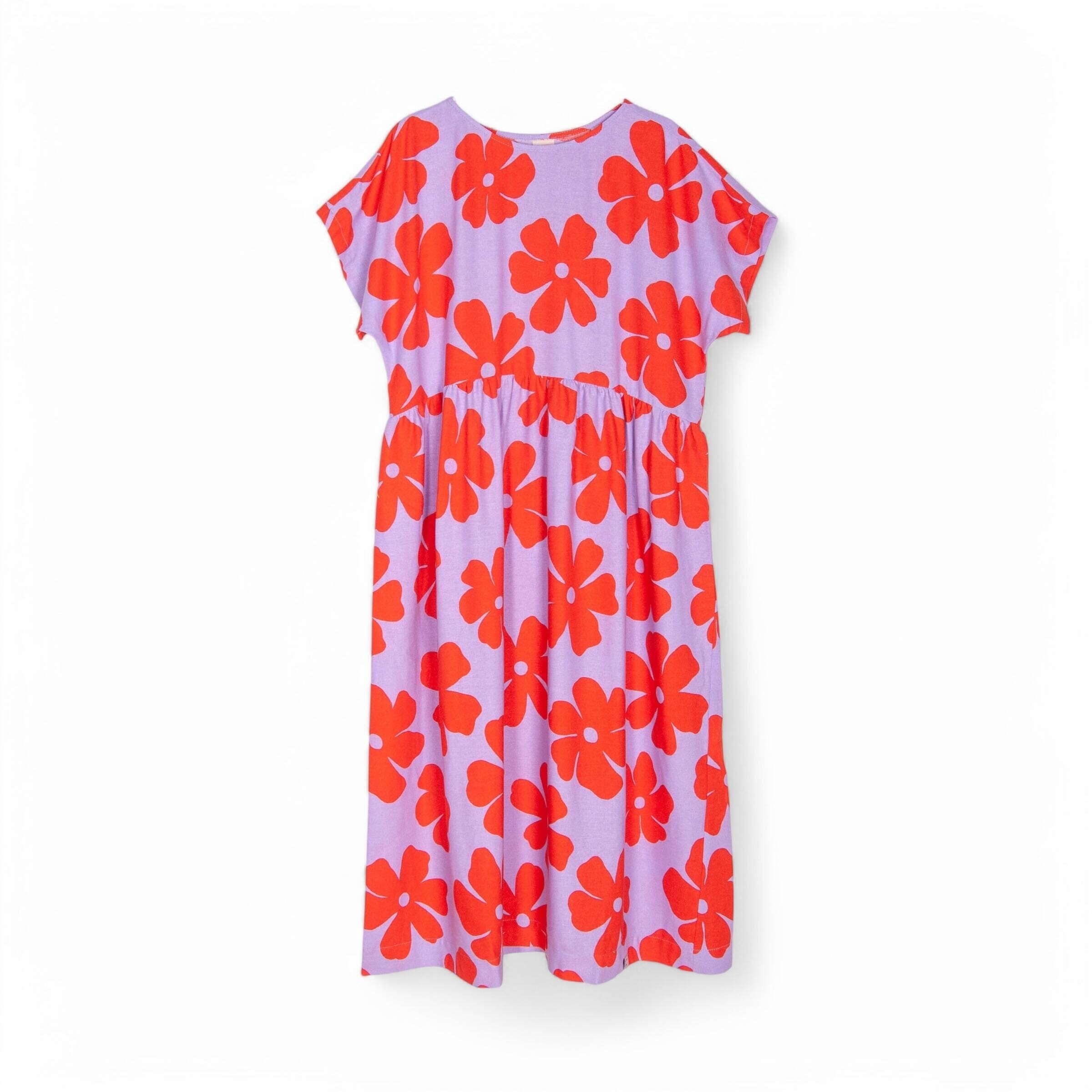 Oversize Kleid "Flowers" Bekleidung & Accessoires Matsch mit Sahne