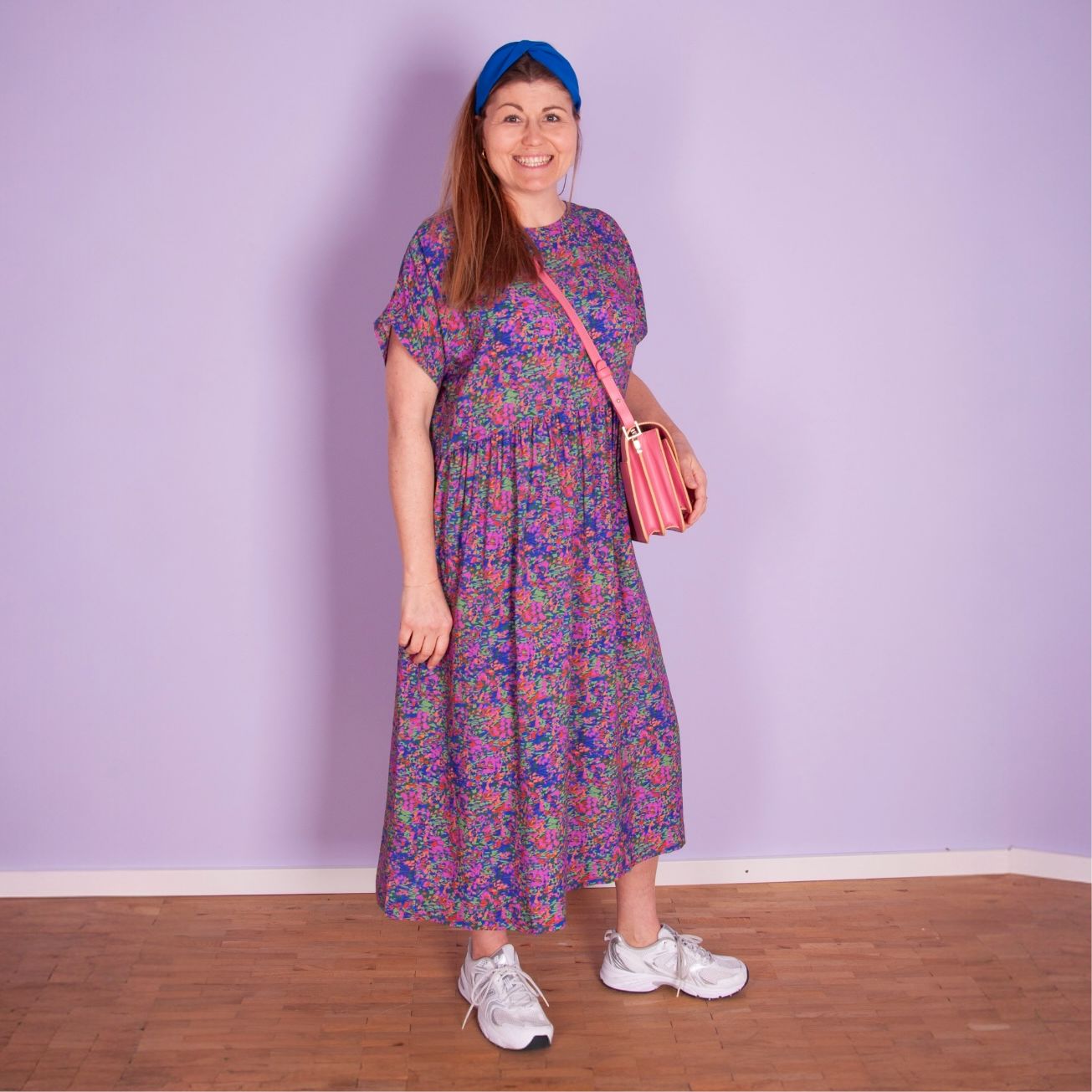 Oversize Kleid "Garden" Kleid Matsch mit Sahne