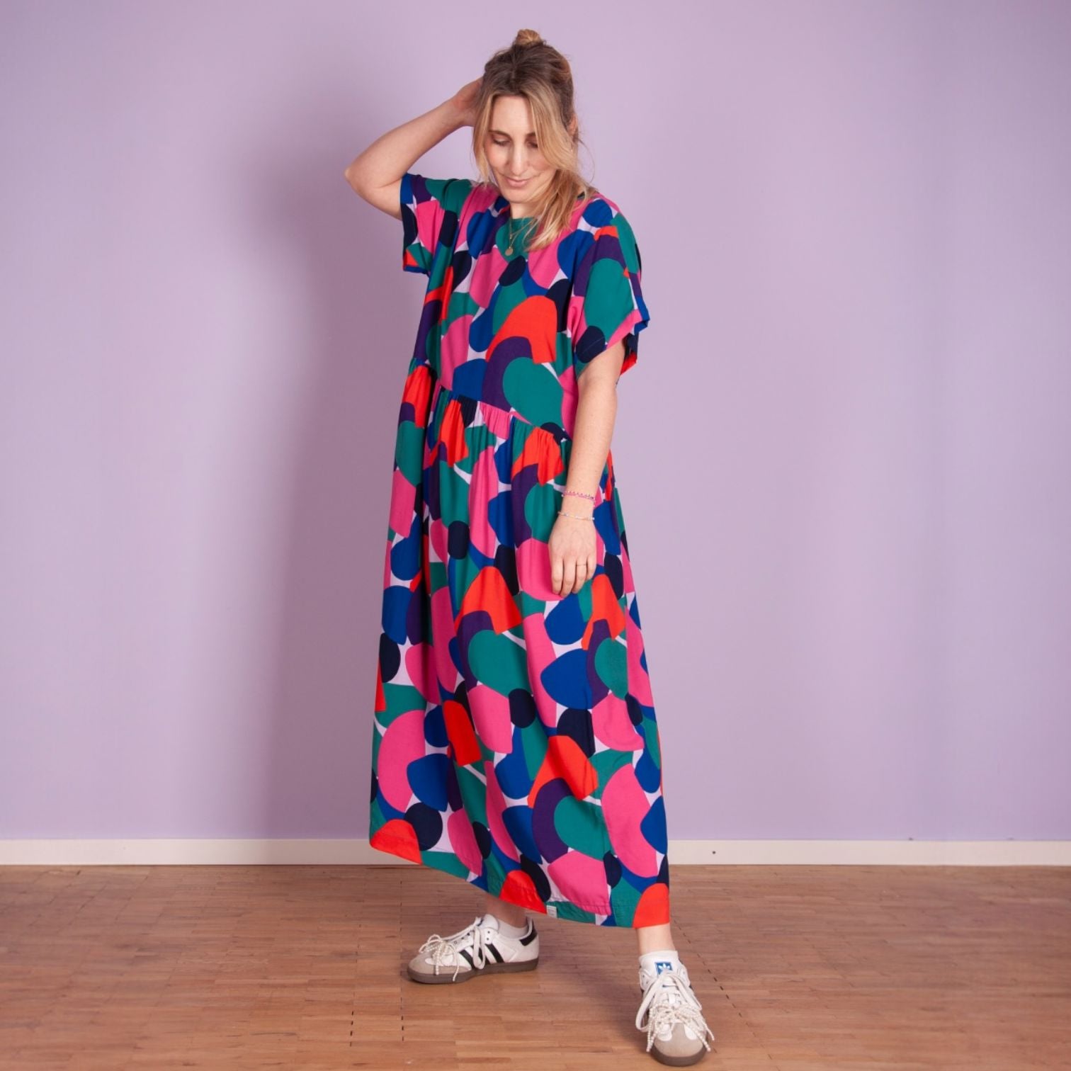 Oversize Kleid "Rocks" Kleid Matsch mit Sahne