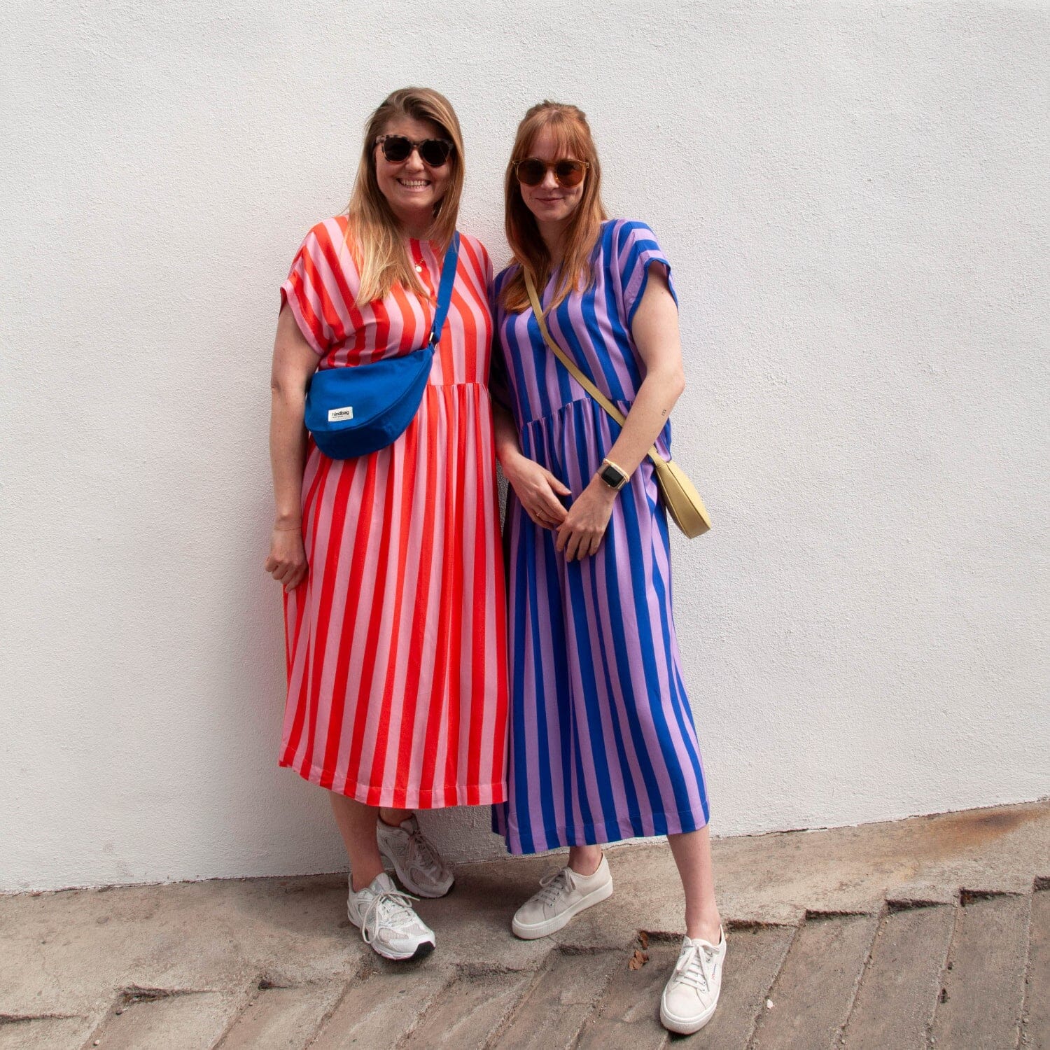 Oversize Kleid "Viskose Stripes" Bekleidung & Accessoires Matsch mit Sahne