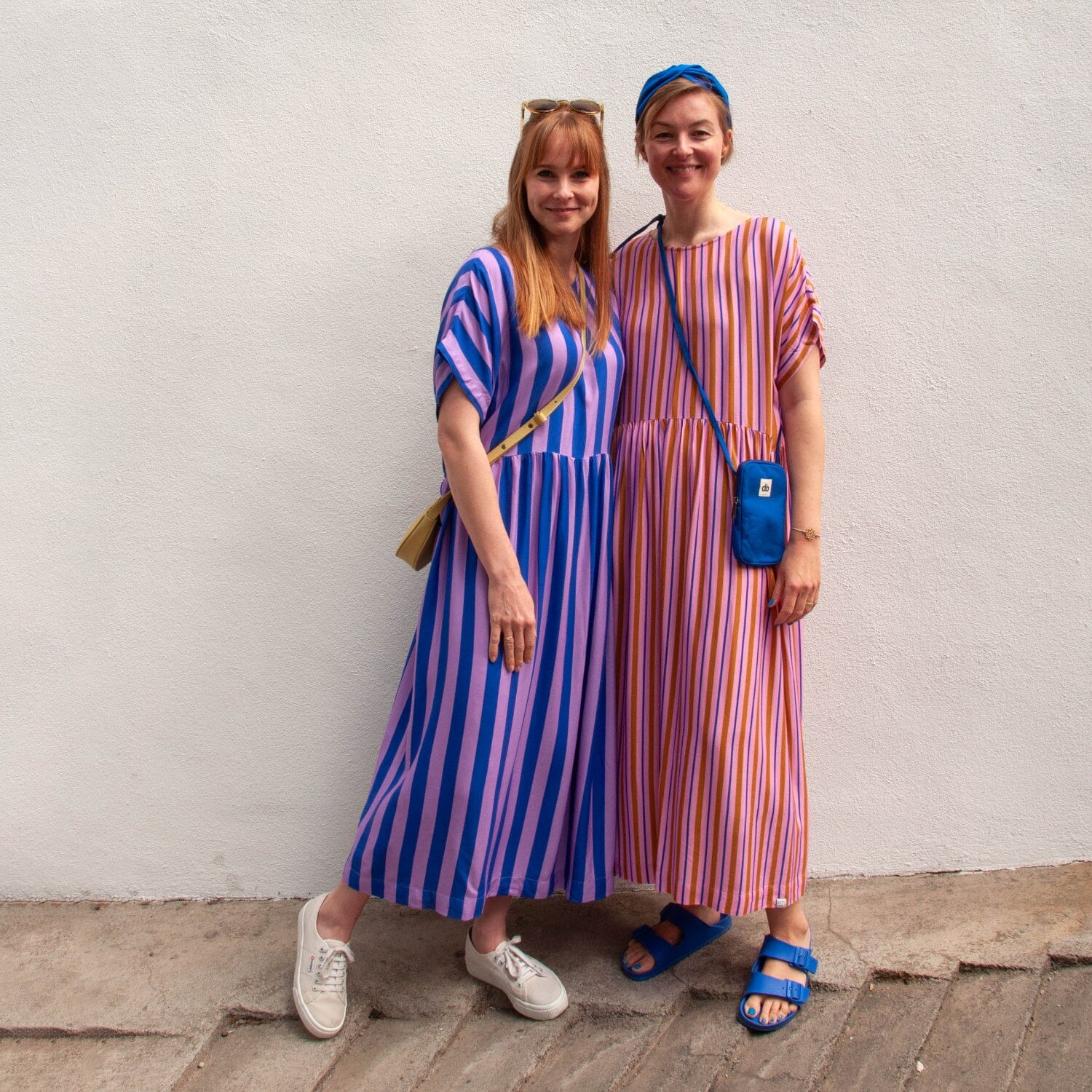 Oversize Kleid "Viskose Stripes thin" Bekleidung & Accessoires Matsch mit Sahne