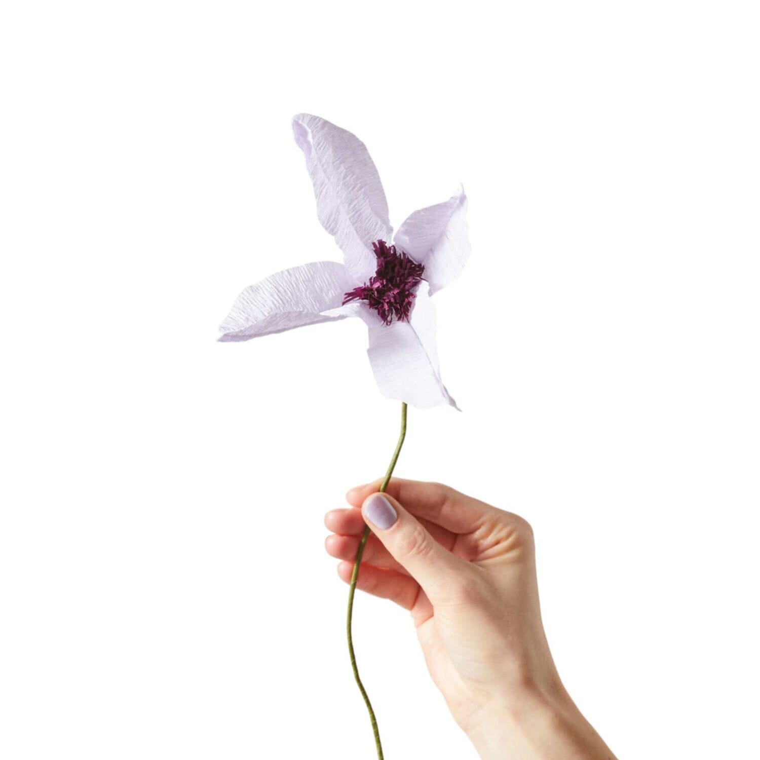 Papierblume "Clematis" Studio About Flieder