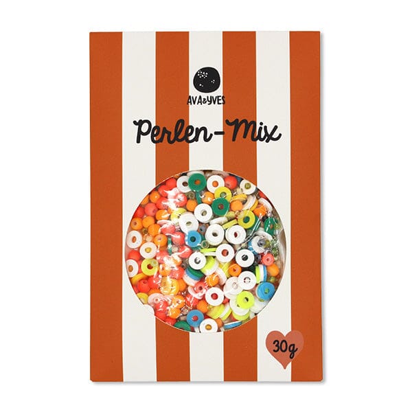 Perlen "Set" Armband ava&yves Neon/Orange