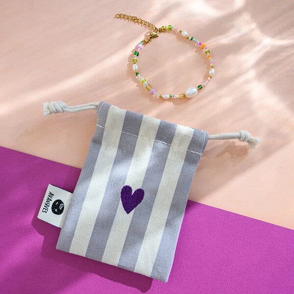Perlenarmband "Herz" Armband ava&yves