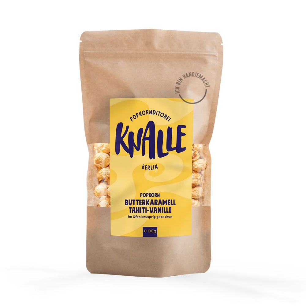 Popcorn "Butterkaramell Tahiti-Vanille" Süßigkeit Knalle