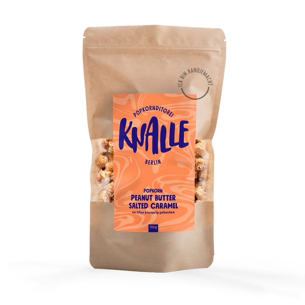 Popcorn "Erdnussbutter Salzkaramell" Süßigkeit Knalle