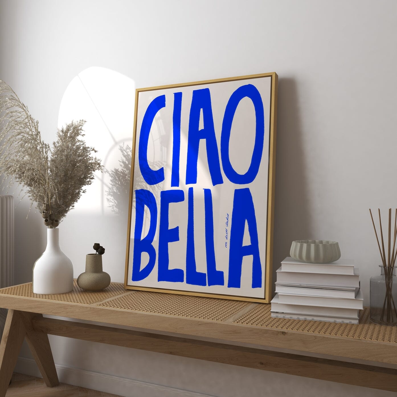 Poster "Ciao Bella" - A3 Poster RM Decor Studio Blau