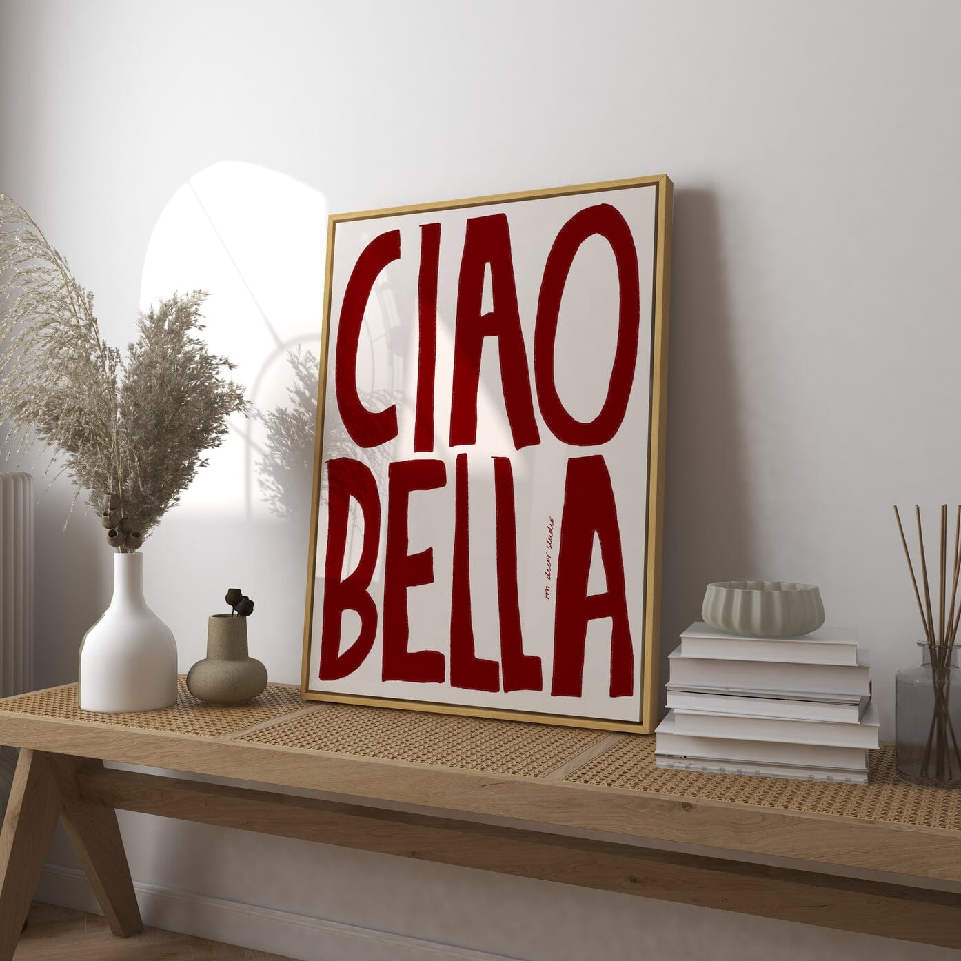 Poster "Ciao Bella" - A4 Poster RM Decor Studio Bordeaux