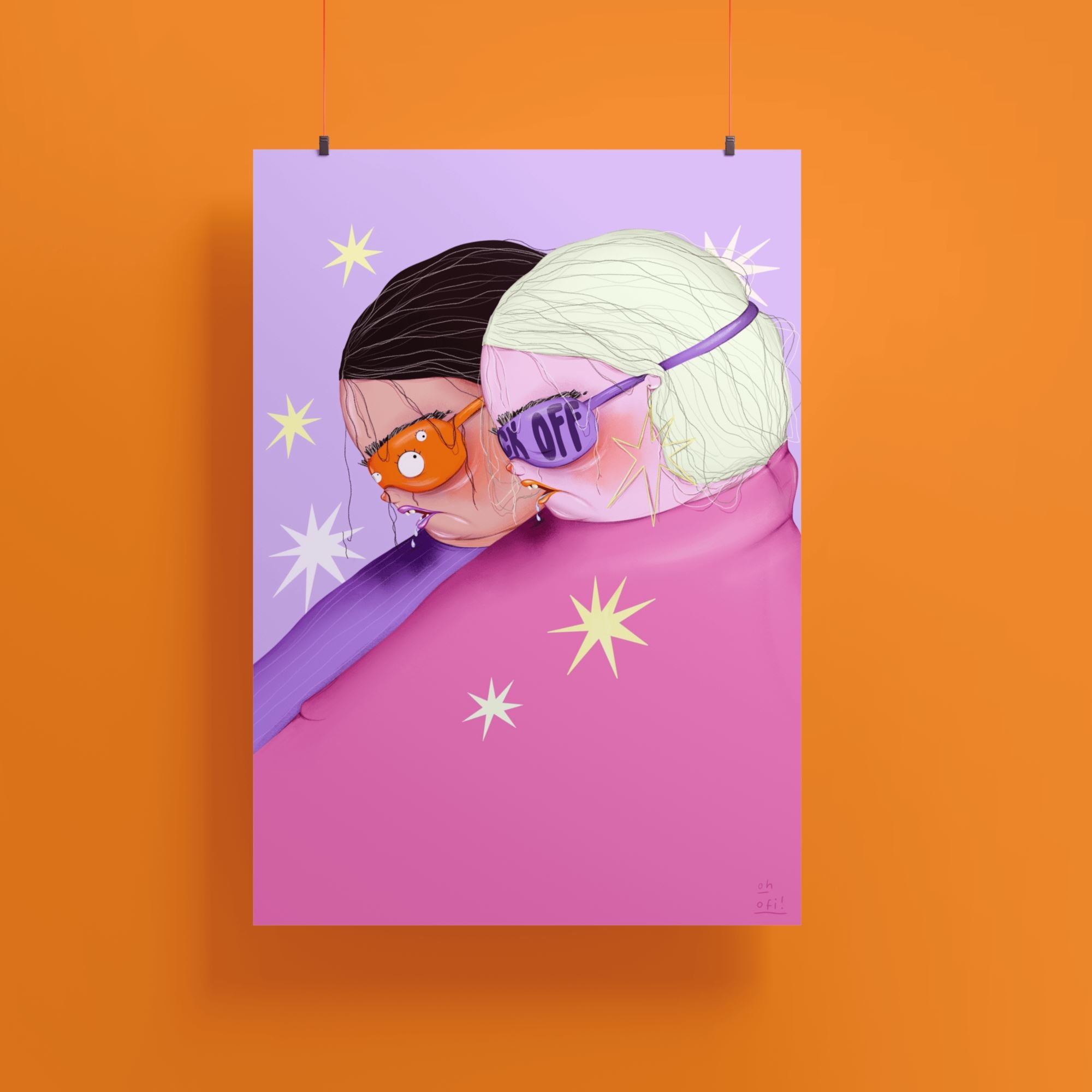 Poster "__CK OFF!" - 30x40cm Poster Oh Ofi