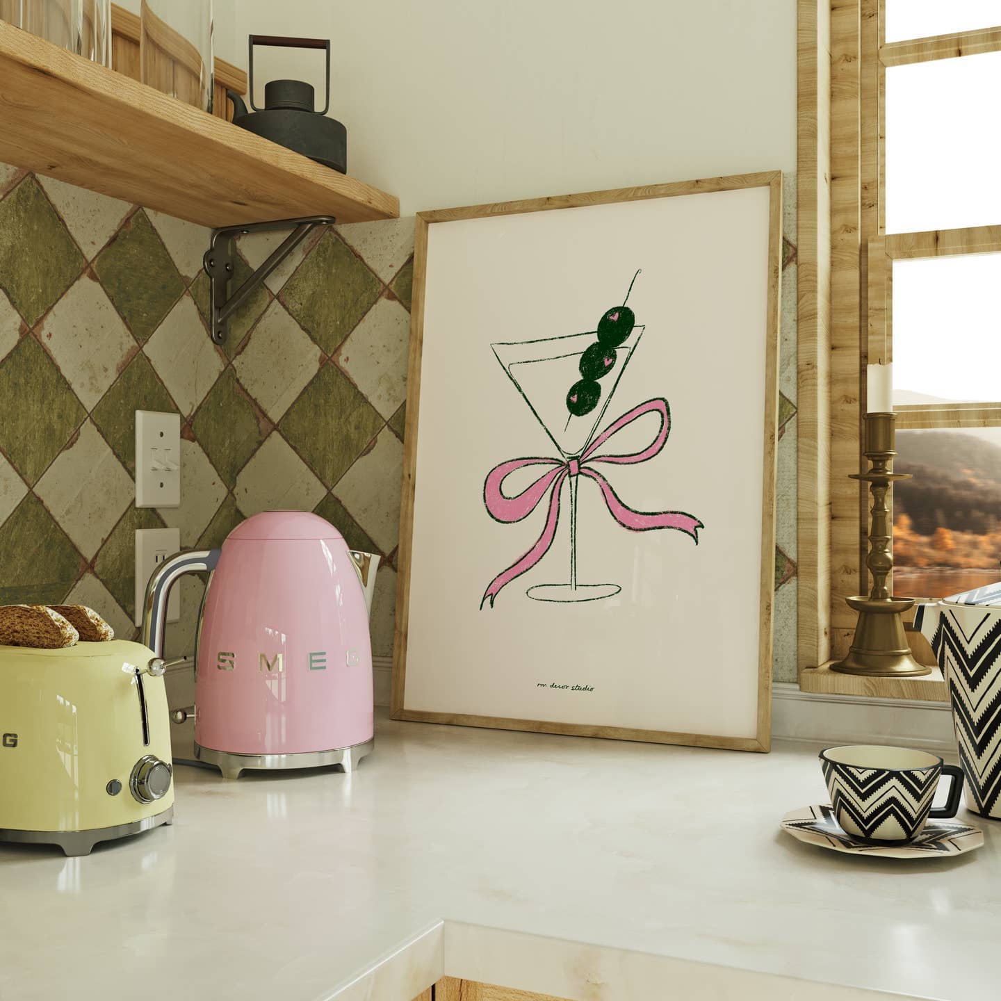 Poster "Martini Bow" Poster RM Decor Studio A4