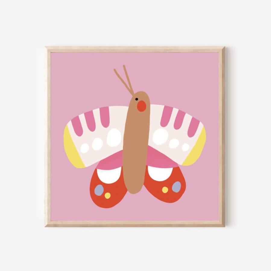 Poster "Schmetterling" - Quadrat Poster Jane Holtewert