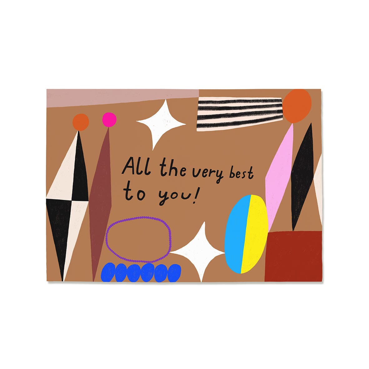 Postkarte "All the very best to you!" Postkarte nuukk