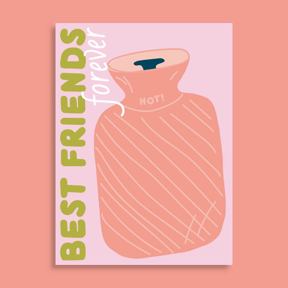 Postkarte "Best Friends" Postkarte Family Tree Studio