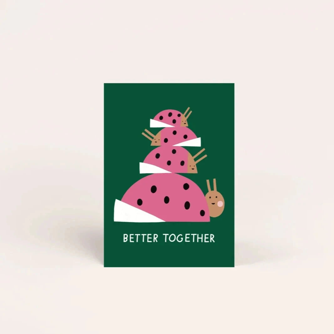 Postkarte " Better Together" Postkarte Jane Holtewert