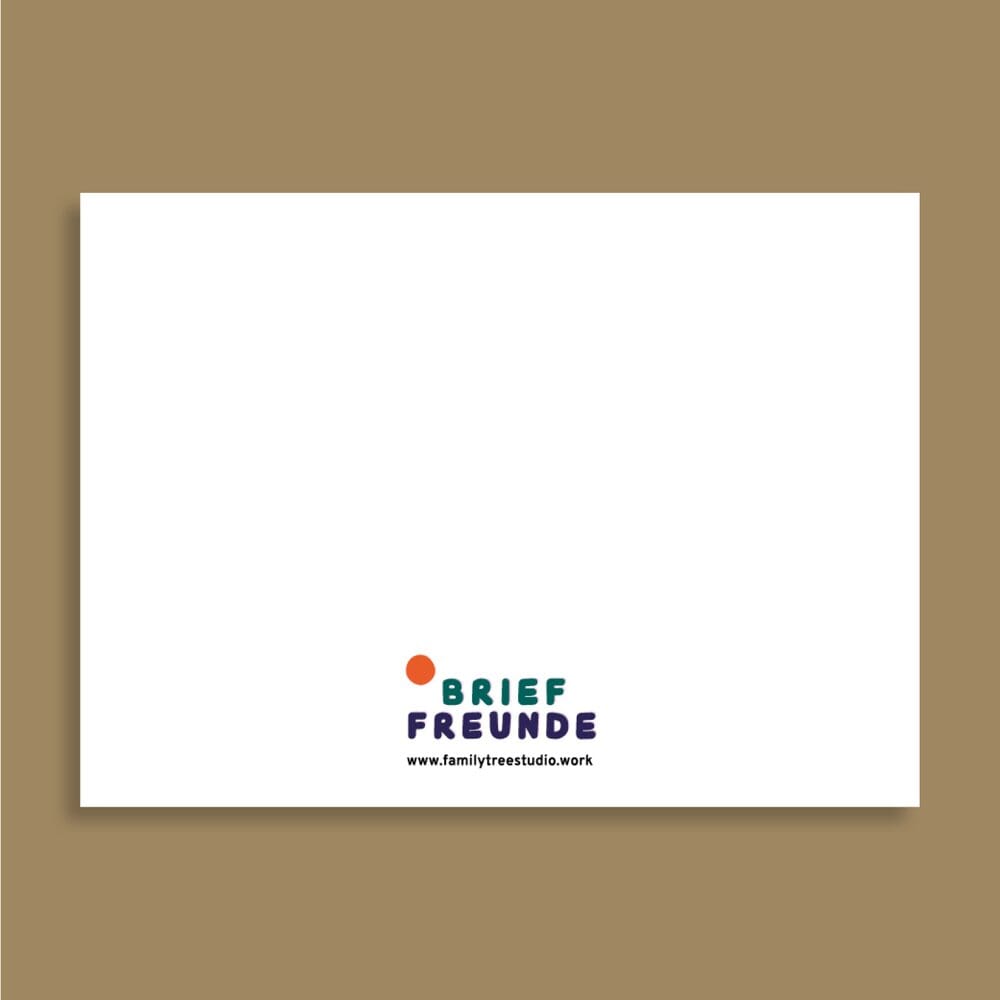 Postkarte "Brieffreunde" Postkarte Family Tree Studio