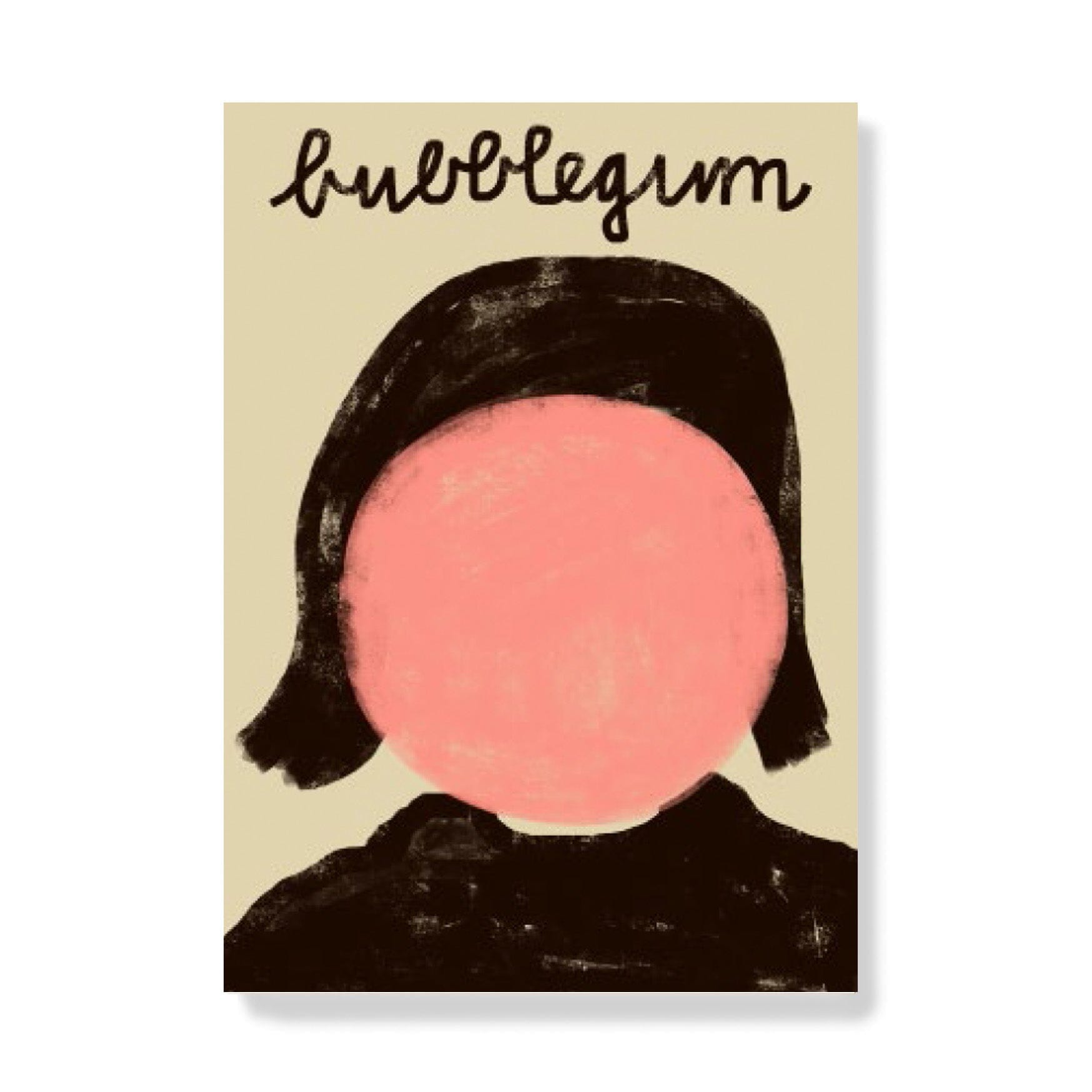 Postkarte "Bubblegum" Postkarte Framboise und Ketchup