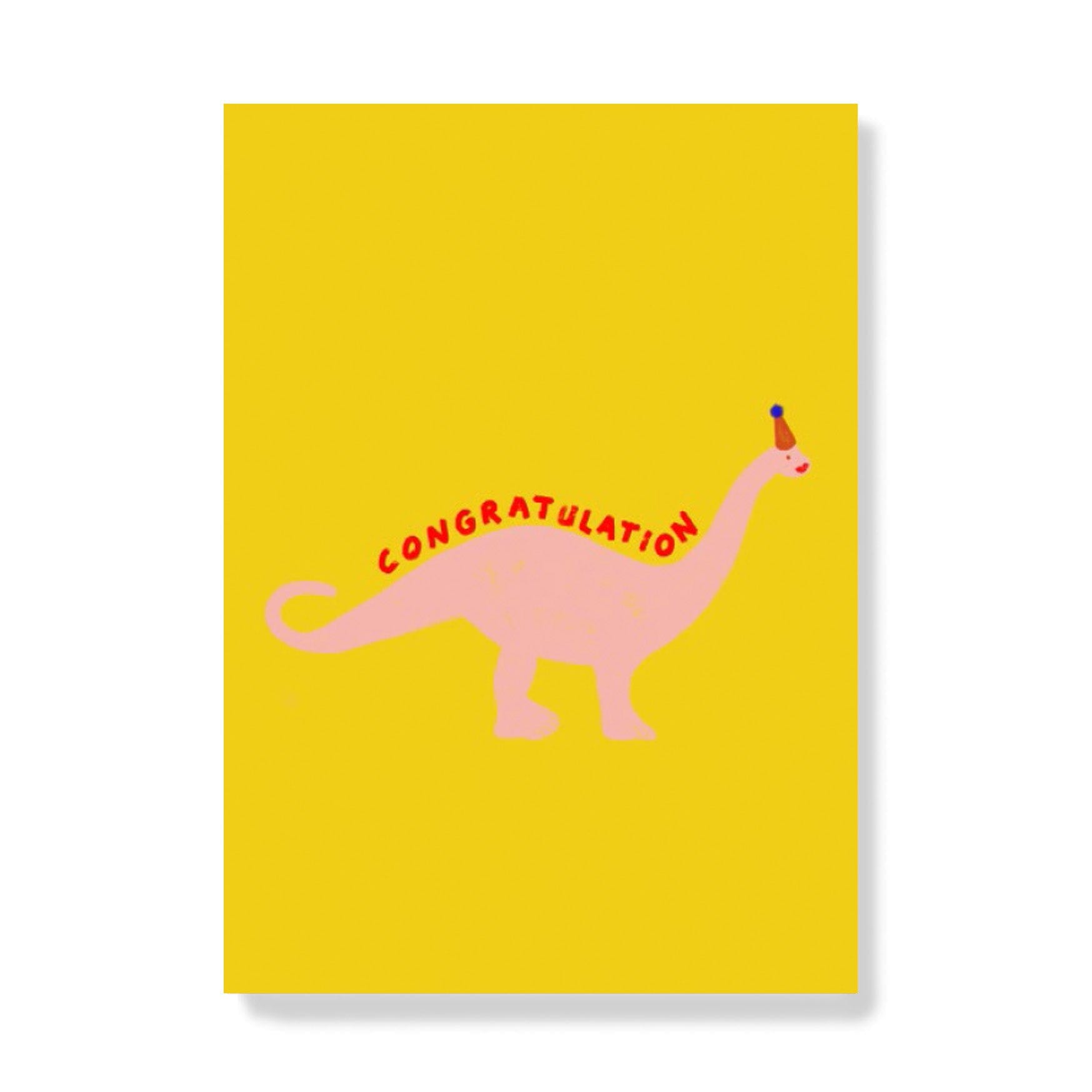Postkarte "Congratulations" Postkarte Framboise und Ketchup