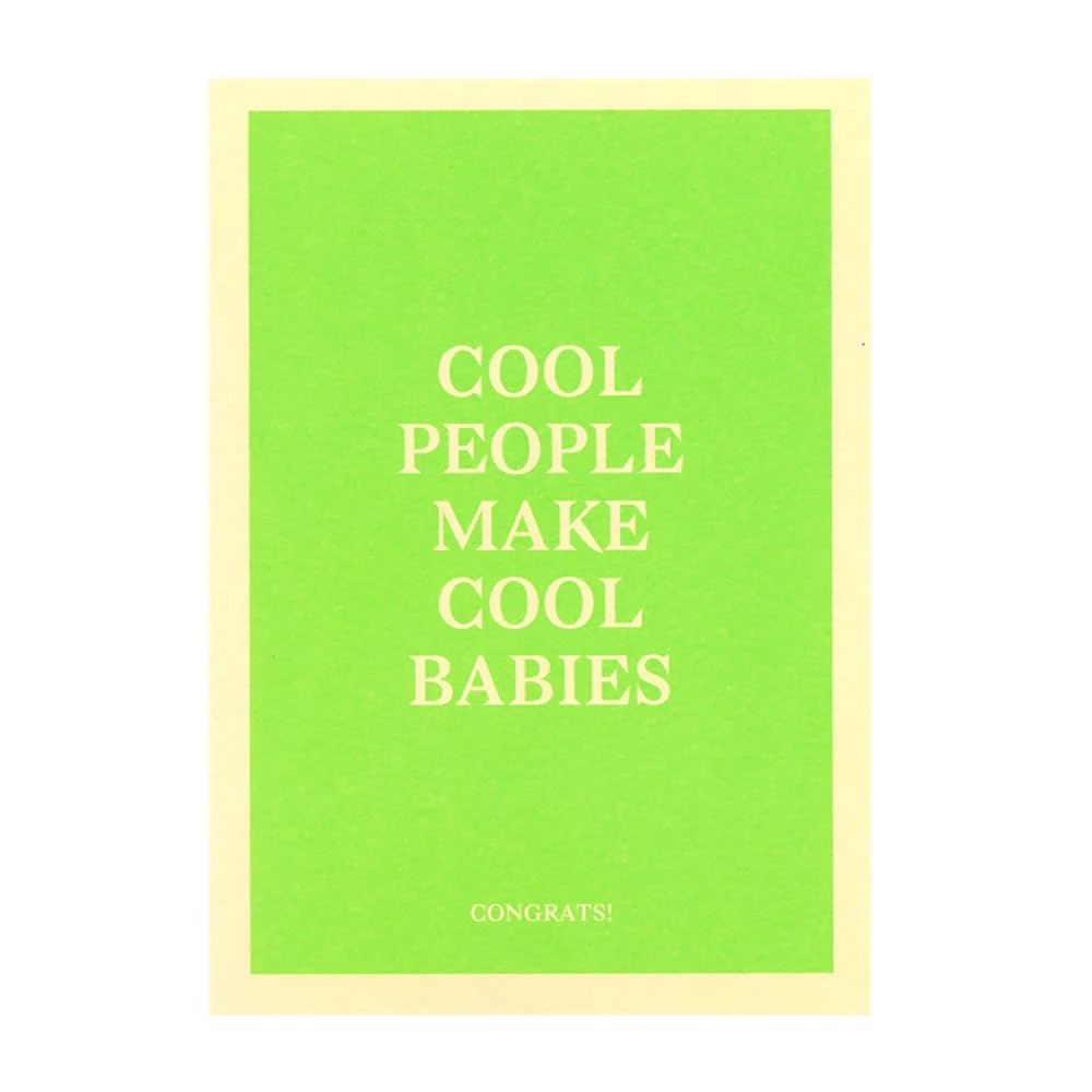 Postkarte "Cool People" Postkarte Deli Cards