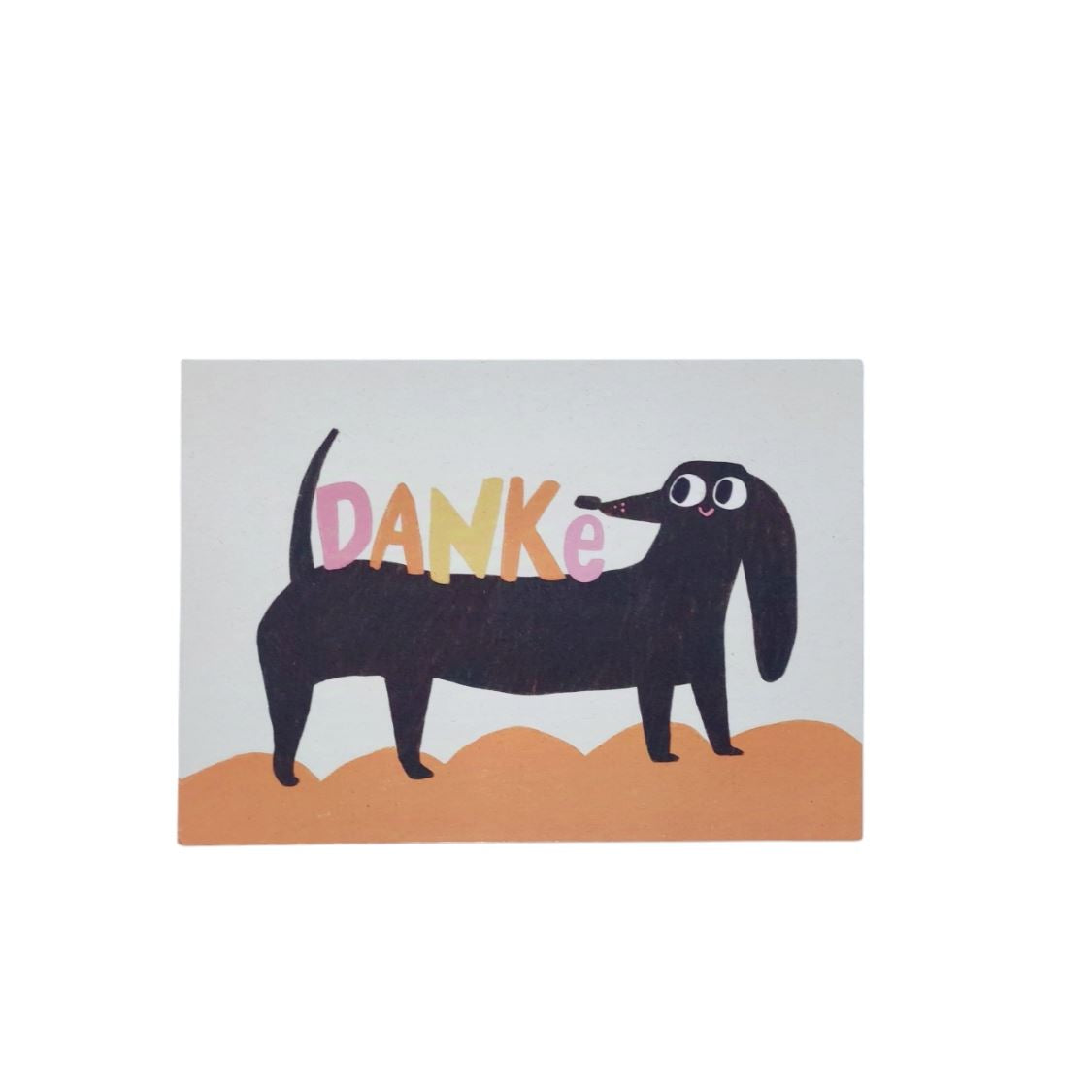 Postkarte "Danke" Postkarte Slinga Illustration