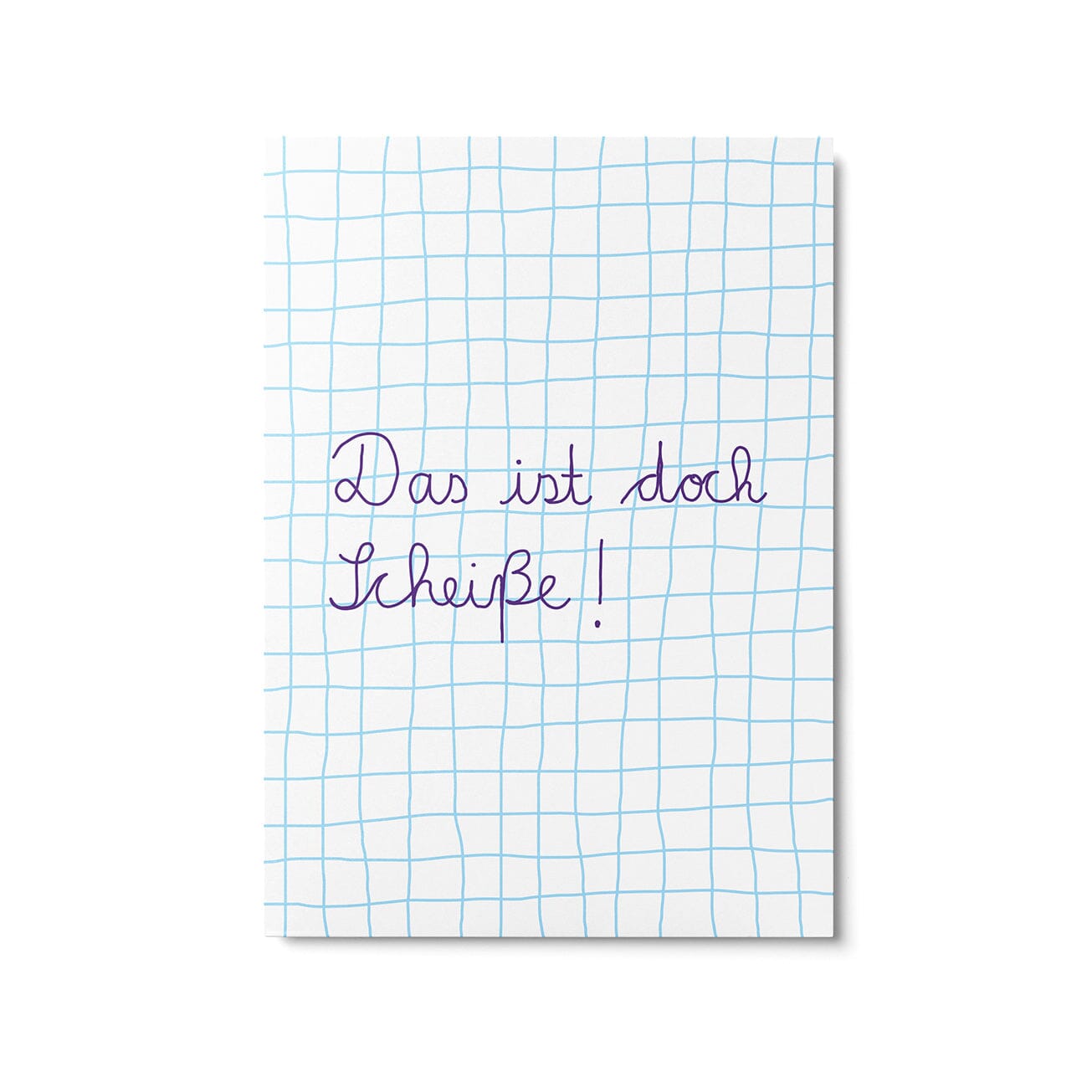 Postkarte "Das ist doch scheiße!" Postkarte Unter Pinien