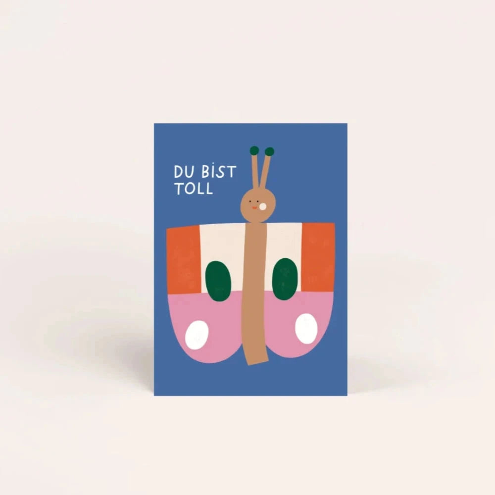 Postkarte "Du bist toll" Postkarte Jane Holtewert