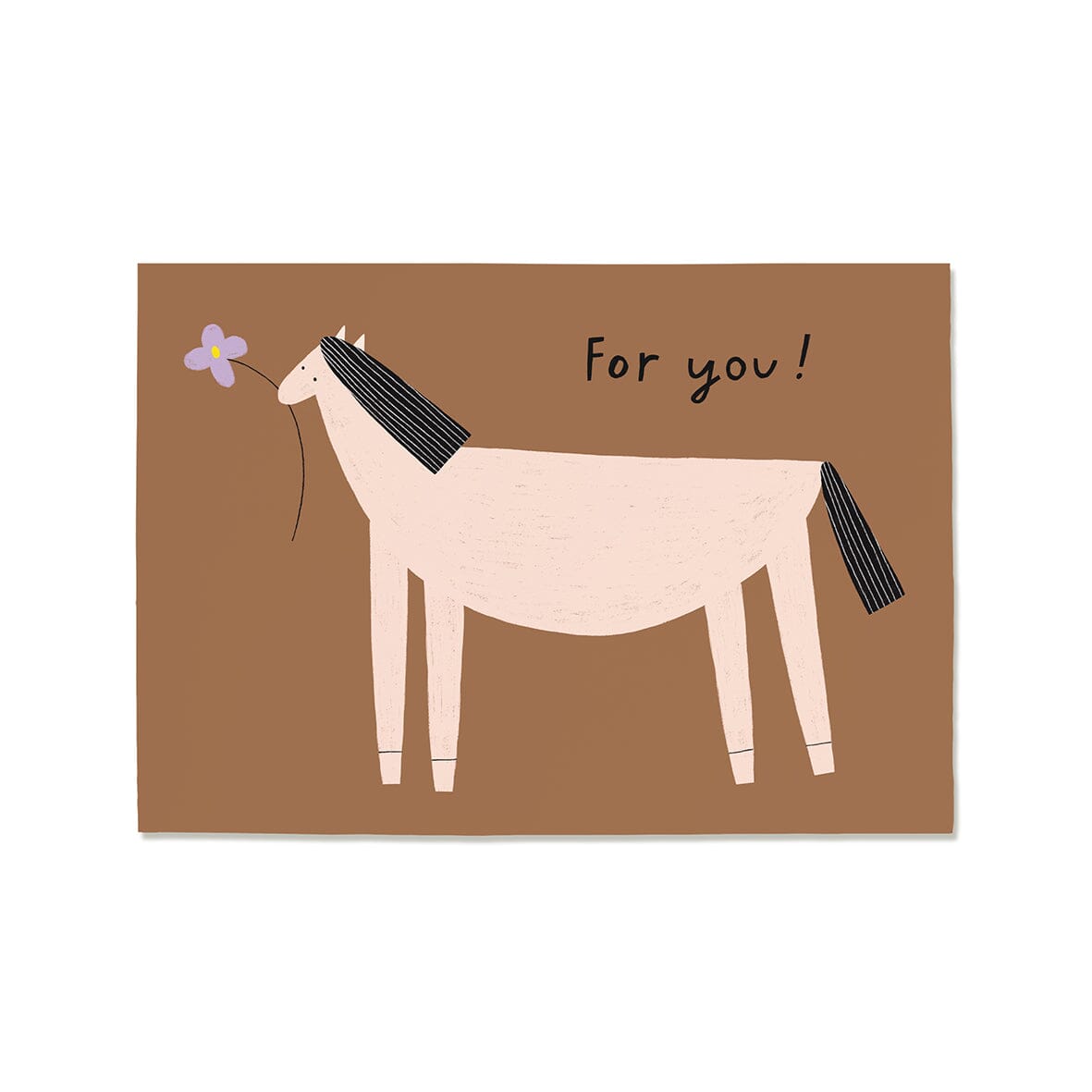 Postkarte "For you - Pferd" Postkarte nuukk