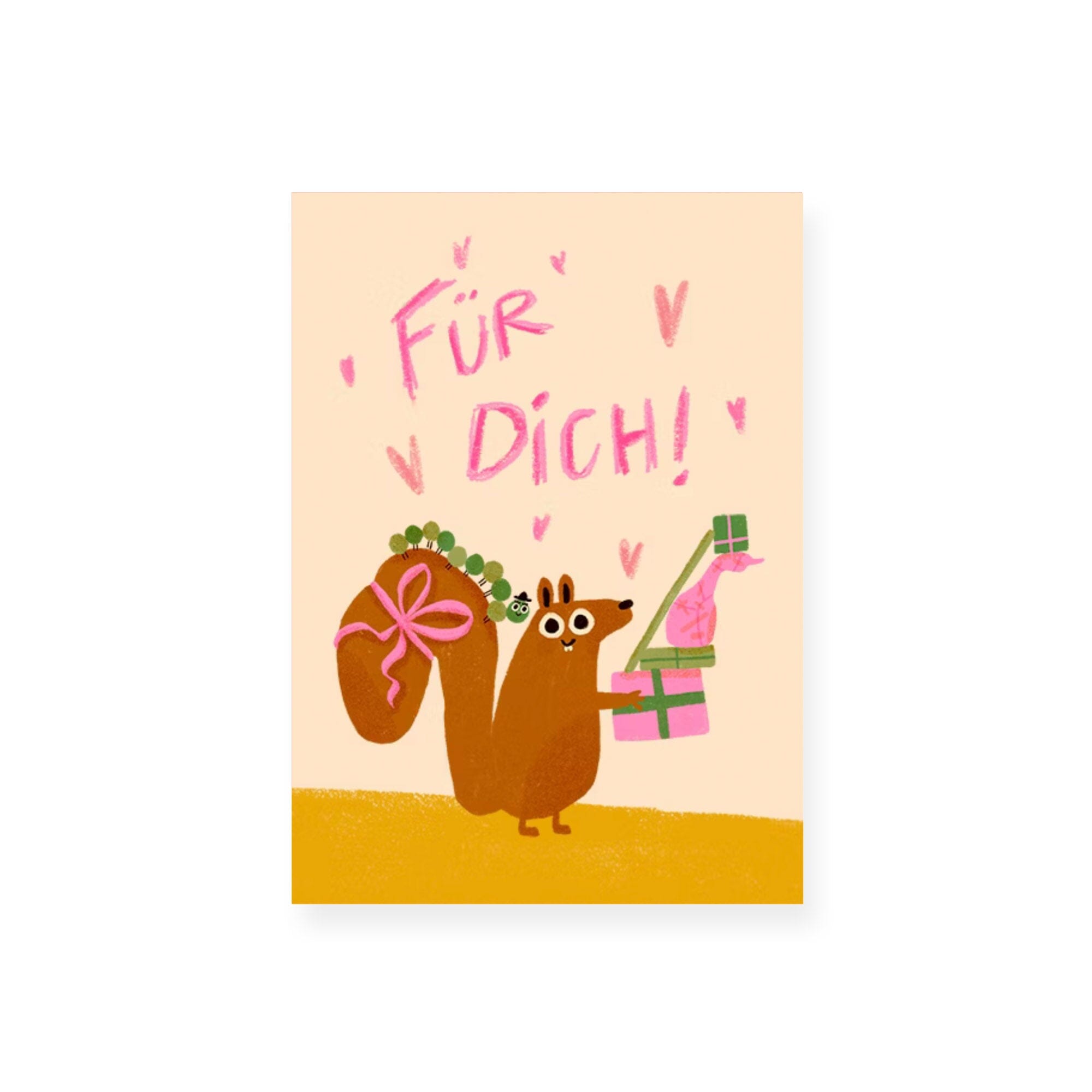 Postkarte "Für dich" Postkarte Slinga Illustration