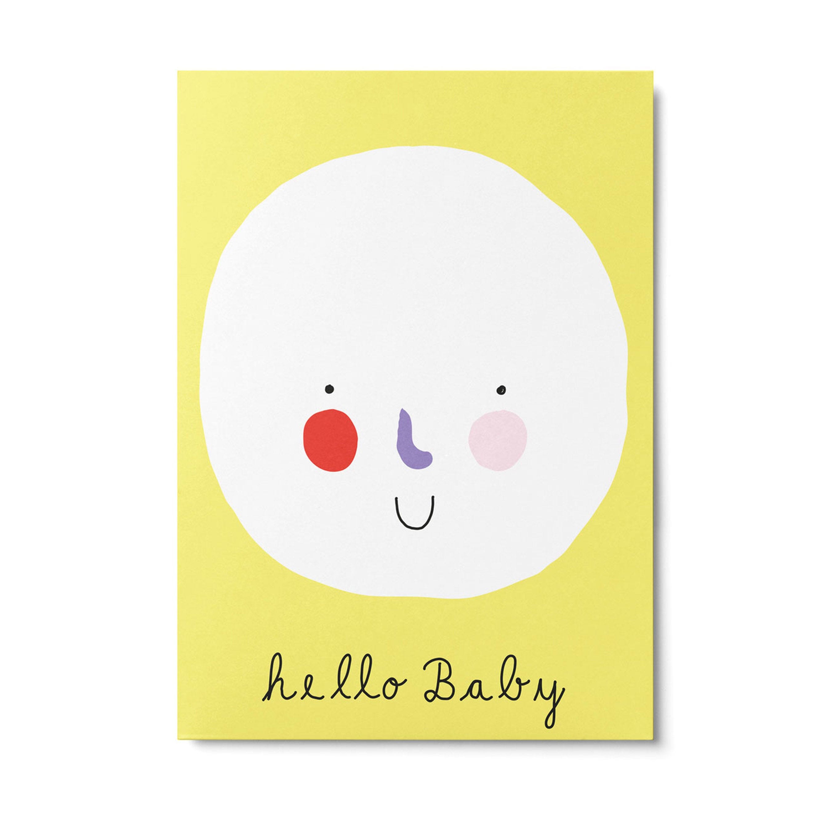 Postkarte "Hallo Baby" Postkarte Unter Pinien