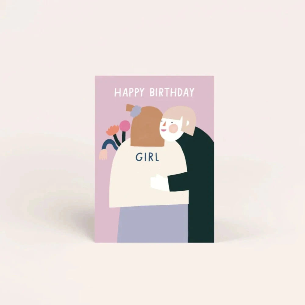 Postkarte "Happy Birthday Girl" Postkarte Jane Holtewert