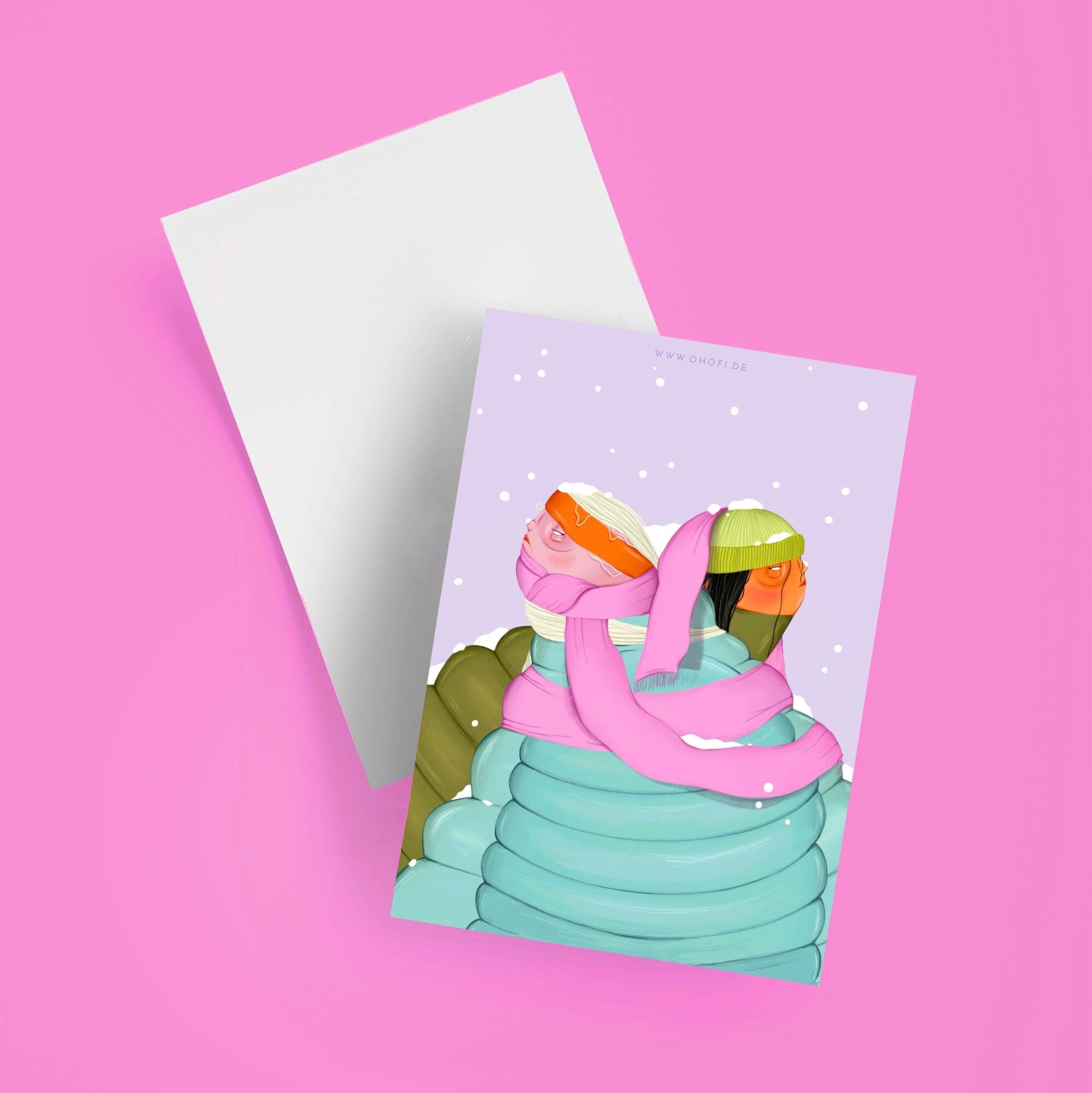 Postkarte "Ho Ho Ho" Postkarte Oh Ofi