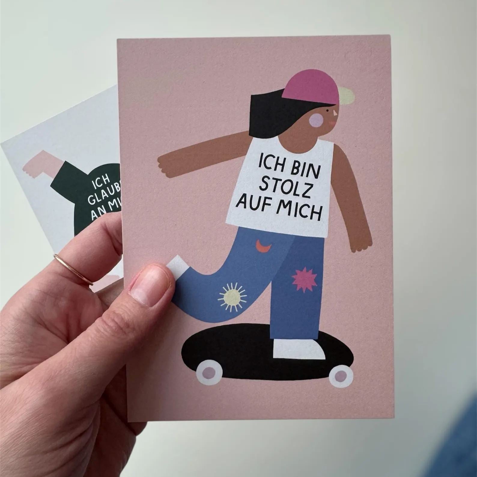 Postkarte "Ich bin stolz auf mich" Postkarte Jane Holtewert