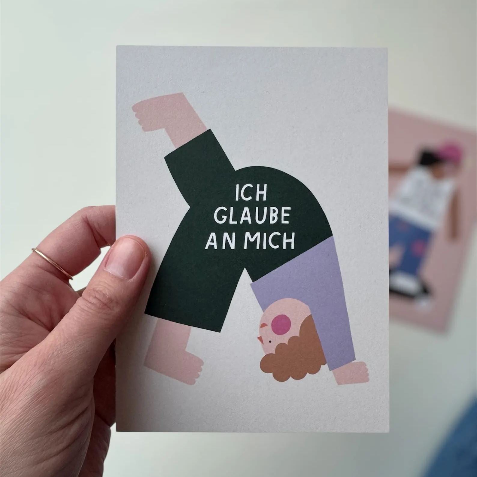 Postkarte "Ich glaube an mich" Postkarte Jane Holtewert